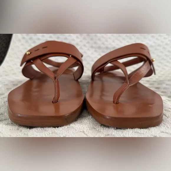 Mercedes Castillo Adria Sandal Napa Leather in Almond Size 41 US 11 Retail $395 - Picture 4 of 13